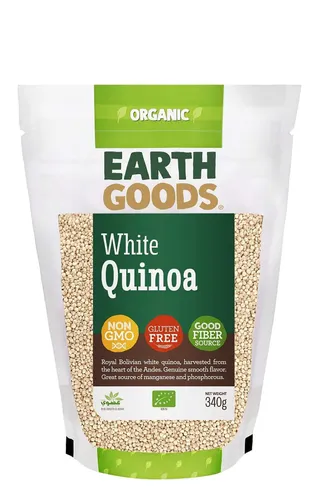 Earth Goods Organic White Quinoa 340g