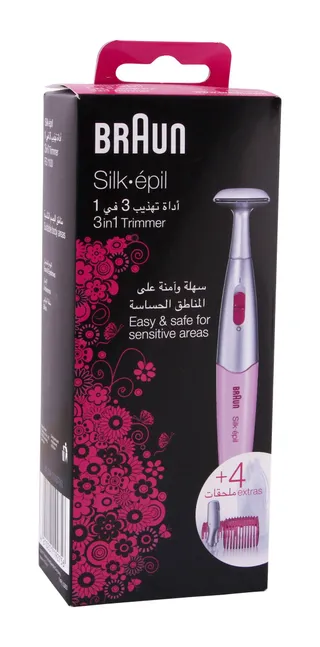 Braun Silk-Epil 3 In 1 Bikini Trimmer With 4 Extras