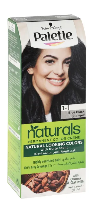 Schwarzkopf Palette Permanent Natural Colours 1-1 Blue Black Hair Color