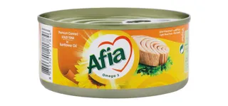 أفيا تونة صلبة في زيت عباد الشمس، 160g