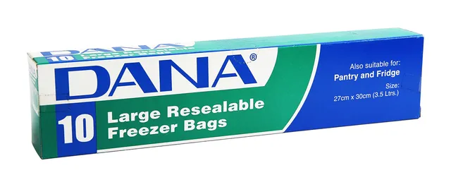 Dana Freezer Bag Large, 10 Pieces
