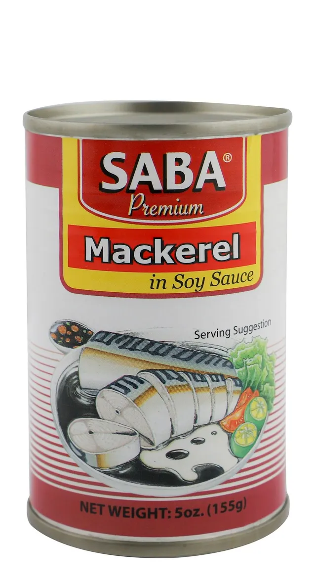 Saba Premium Mackerel In Soya Sauce 155G