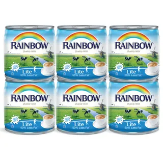 راينبو لايت حليب مبخر، 6x170g