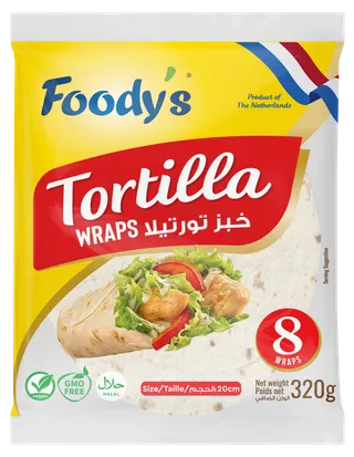 Foody's Tortilla Wraps, 320g