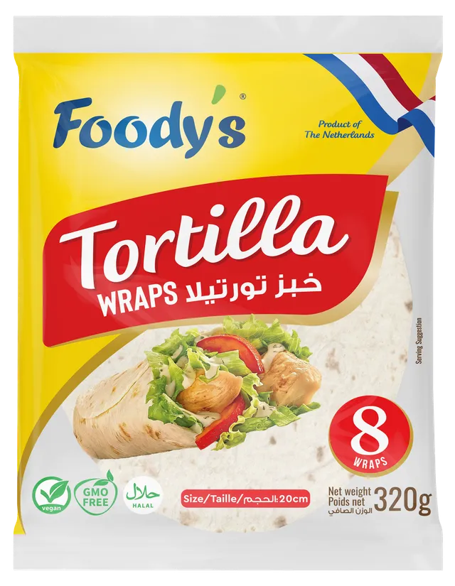 Foody's Tortilla Wraps, 320g