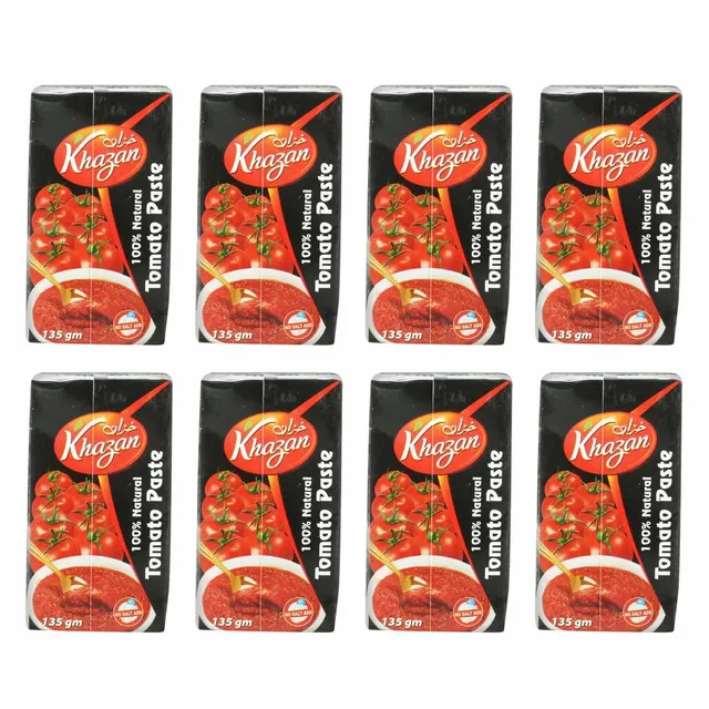Khazan Tomato Paste 8x135g