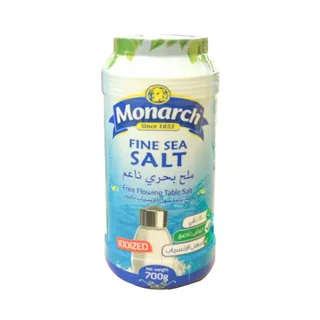 Monarch Iodized Fine Sea Table Salt 700g