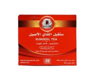 سنجيل أكياس شاي أسود فاخرة من ، 100 قطعة