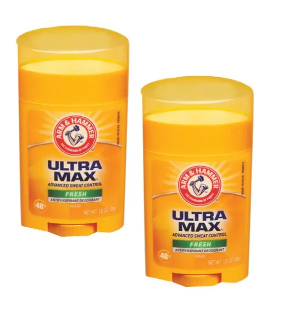 Arm & Hammer Ultra Max Fresh Deodorant, 2x28g