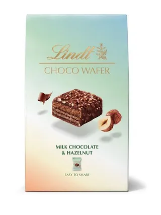 Lindt Milk Chocolate & Hazelnut Choco Wafer 135g