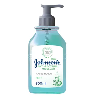 جونسونز غسول يدين سائل ميسيلار مضاد للبكتيريا برائحة النعناع، 300ml