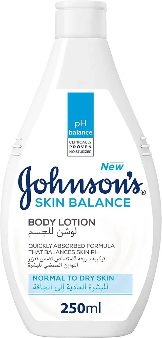 جونسونز لوشن جسم Skin Balance للبشرة العادية إلى الجافة، 250ml