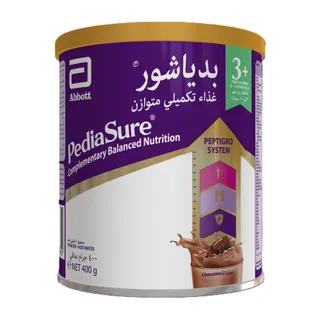Pediasure Complete Balanced Nutrition with Chocolate Flavour Stage 3+ For Children 3-10 Years, 400g