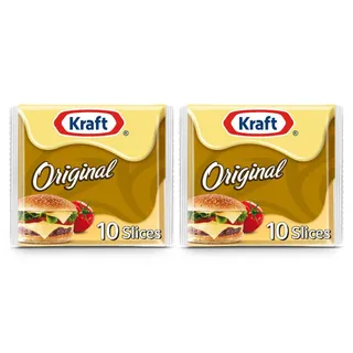 Kraft Cheese Slice Singles, 2x200g