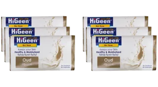 هايجين صابون بار برائحة العود، 6x75g
