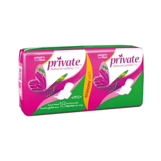 Private Extra Thin Normal Pads with Wings