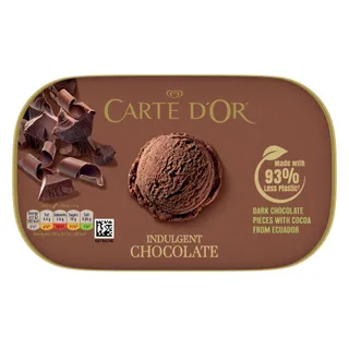 Carte D'Or Indulgent Dark Chocolate Ice Cream, 900ml