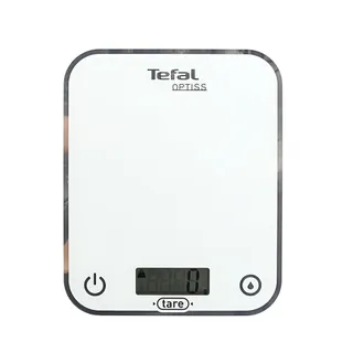 Tefal Optiss White Kitchen Scale with Battery - BC5000V2