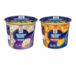Tik Tik White Sauce Instant Pasta, 90g + Mac & Cheese Sauce Instant Pasta, 90g