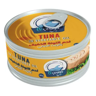 Oceana Light Meat Tuna In Vegetable Oil 160g