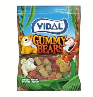 Vidal Gummy Bears Gluten Free, 90g