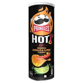 Pringles Mexican Chilli & Lime Flavour Potato Chips, 160g