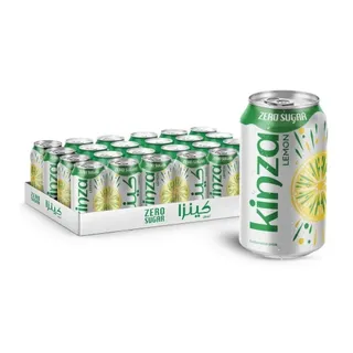كينزا ليمون بدون سكر مشروب غازي، 24x300ml