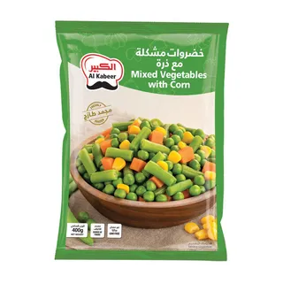 Al Kabeer Mixed Vegetables with Corn, 400g