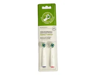 Monoprix Perfect Angle Replacement Toothbrush Heads 2'S