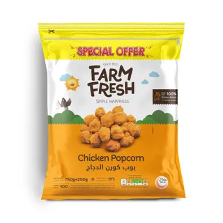 فارم فريش دجاج بوب كورن 750جم + 250جم مجانا