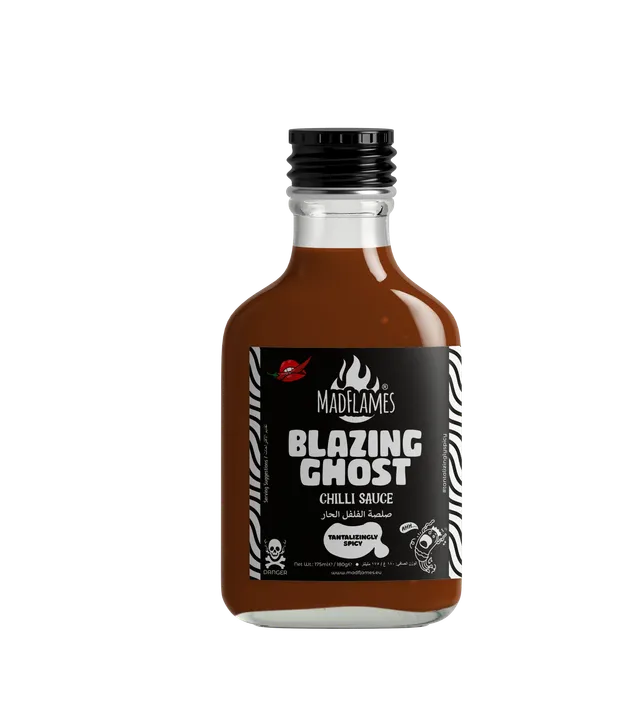 ماد فلايمز صلصة فلفل شبح حار, 180g