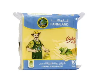 جبن شرائح قليل الدسم فارملاند، 200 غرام