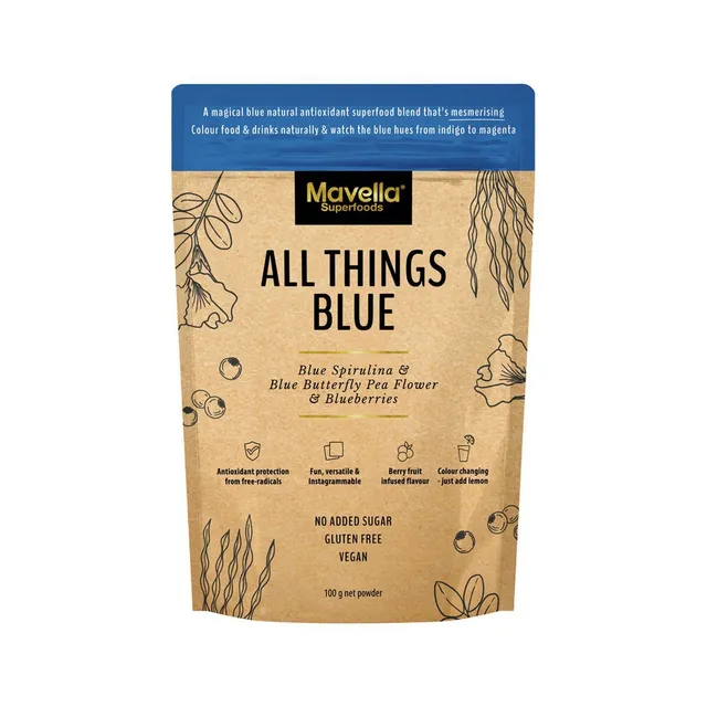 Mavella Superfoods All Things Blue with Blueberries, 100g