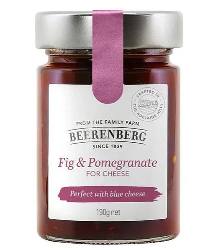 Beerenberg Cheese Condiment Fig & Pomegranate, 195g