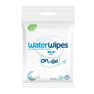 WaterWipes 99% Water On The Go Wipes, 10s