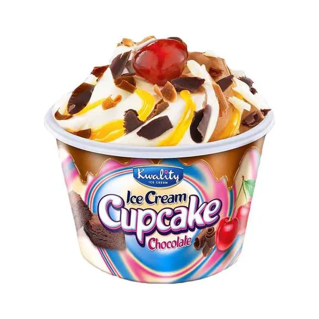 Kwality Chocolate Cupcake Ice Cream Cup, 150ml