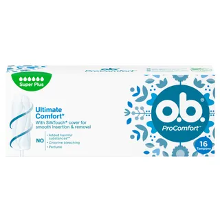 O.b. ProComfort Super Plus Tampons, 16 Pieces