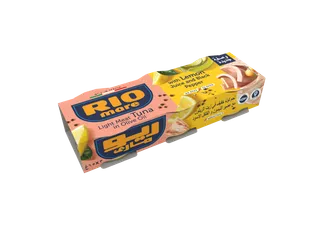 ريو ماري تونة ليمون وفلفل أسود في زيت زيتون، 3x65g