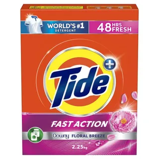 Tide Low Set Downy Floral Breeze Detergent Powder, 2.25kg