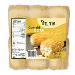 Mima Gardens Frozen Corn On The Cob 6 Mini Cobs, 700g