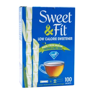 Al Osra Sweet & Fit Low Calorie Sweetener Sachets, 100 Sachets