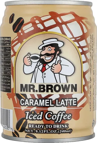 مستر براون كراميل لاتيه آيس كوفي, 240ml