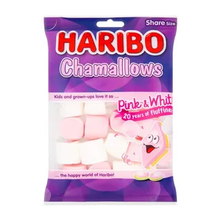 Haribo Chamallows Pink & White Marshmallows, 70g