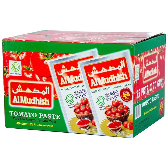 Al Mudhish Tomato Paste, 25x70g