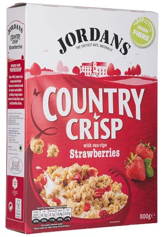 Jordans Country Crisp Sun-Ripe Strawberry Breakfast Cereal, 500g