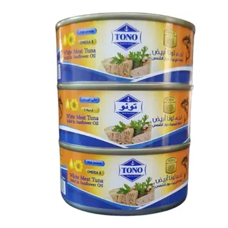 Tono Solid White Tuna Meat in Sunflower Oil, 3x160g