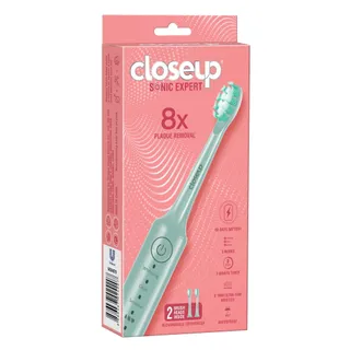 Closeup Sonic Expert Rechargeable Toothbrush - Green, 1 Pack
