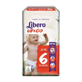 ليبرو حفاظات أطفال شورت رقم 6 (ق 13×20 kg)21ح