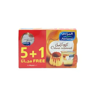 المراعي دسر كريم كراميل، 6x100جم