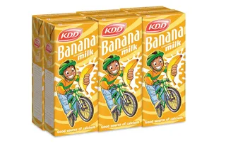 كي دي دي حليب موز منكه طويل الأمد، 6x180ml